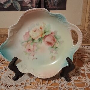 Vintage Floral Trinket Dish